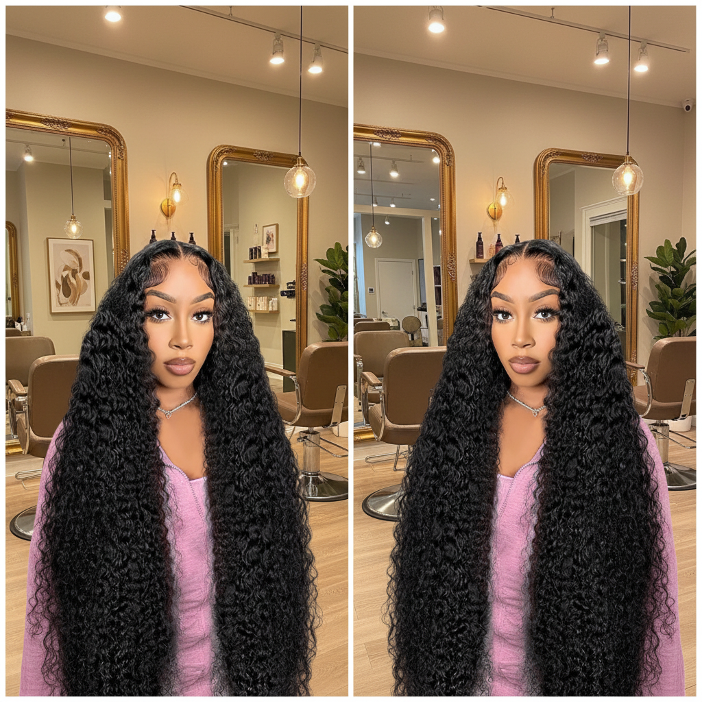 13x6 Deep Wave Lace Front Wig